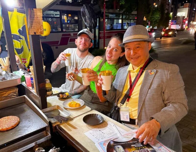 Fukuoka: Nakasu Food Stall Private Guided Tour with Tastings - Why This Tour Works Well