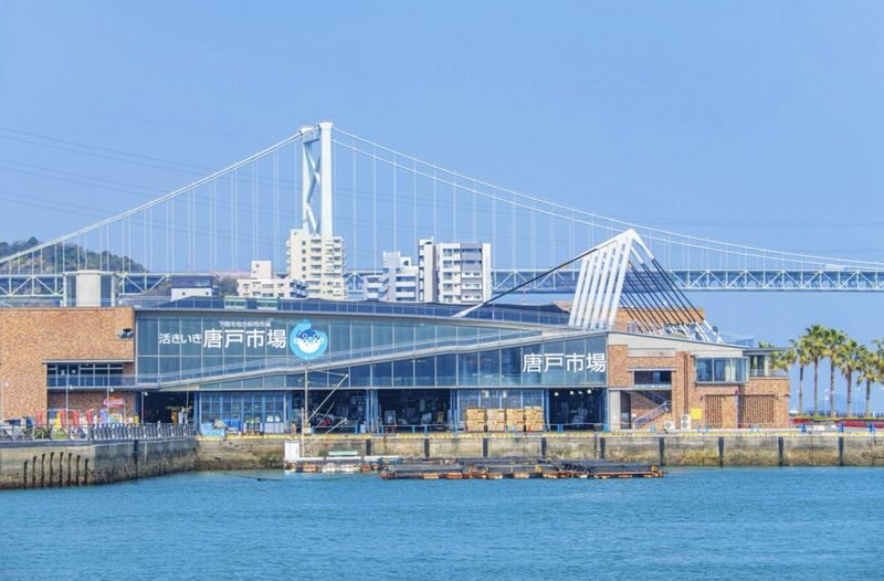 Fukuoka private car charter service: Mojiko, Karato Market, Kokura Castle, Miyajidake Shrine, Munakata Taisha, Kawachi Wisteria Garden, Sarakurayama night view, etc. - Karato Market for a seafood stop