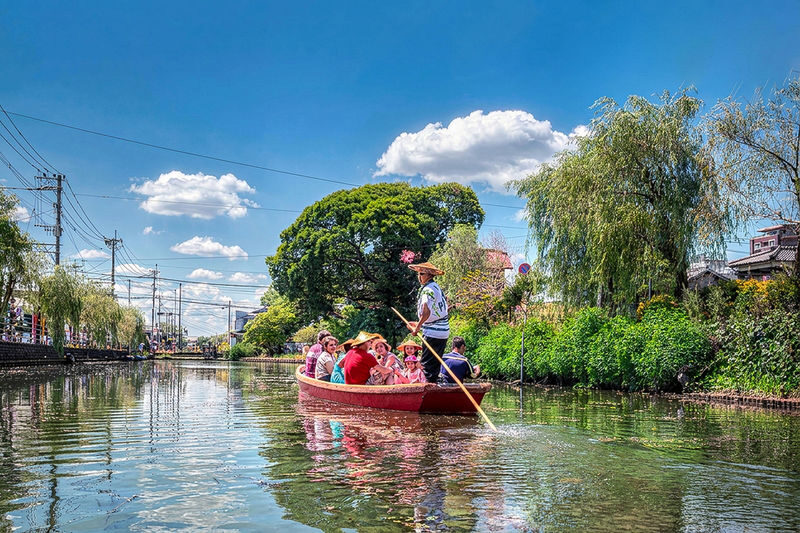 Fukuoka: Yanagawa Boat with Ticket & Dazaifu or Ukiha-Inari - Ukiha-Inari is a photo stop with a climb