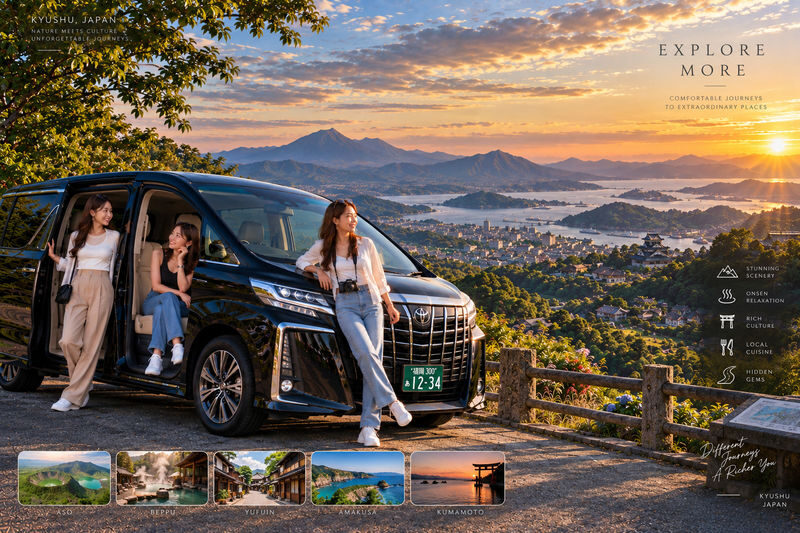 Fukuoka Yufuin Private Chartered Car Day Tour (Customizable Itinerary) - A private Kyushu day needs a clear route