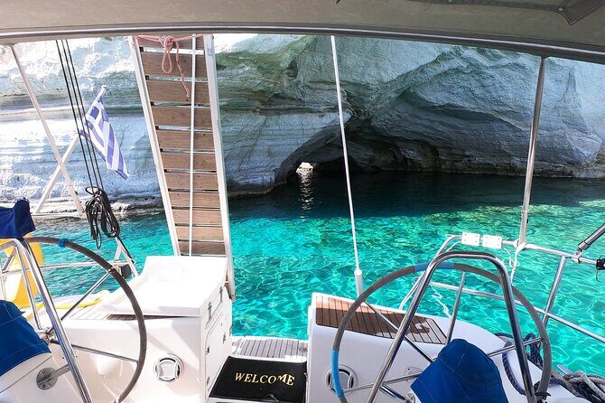 Full Day Boat Tour to Kleftiko & Sykia Cave - Full Day Boat Tour to Kleftiko & Sykia Cave
