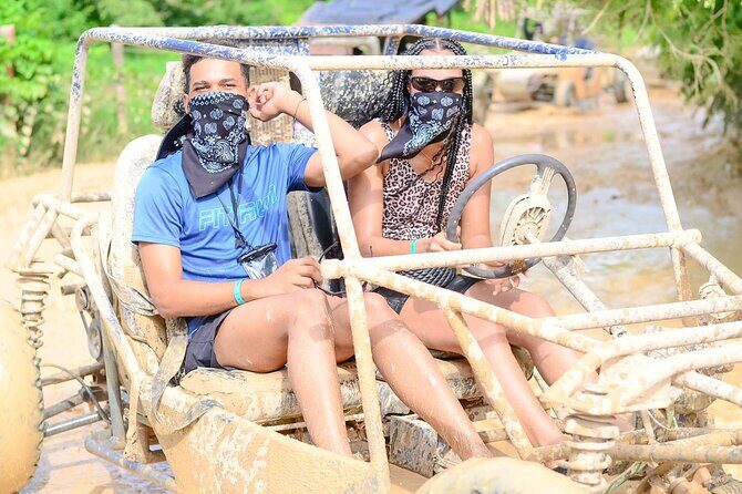 Full-day Buggy & Party Boat tour: snorkel, open bar, cave pool - FAQs