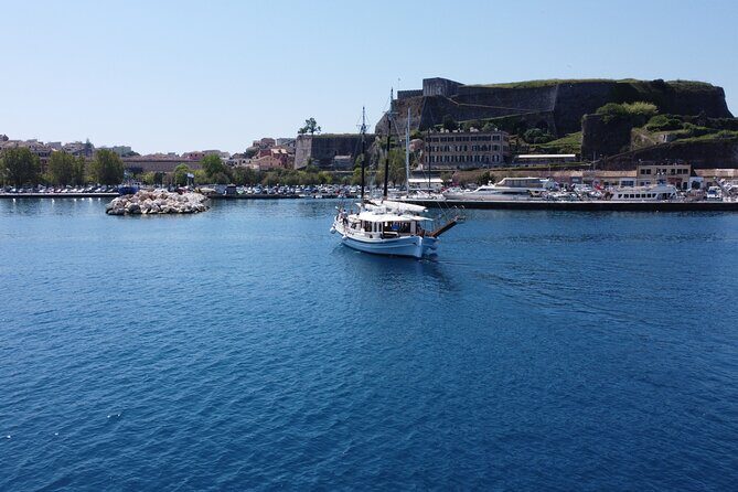 Full Day Cruise from Corfu in Classic Wooden Vessel, Swim & BBQ - The Sum Up