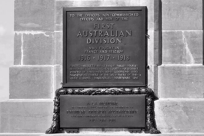 Full-Day Private WW1 Australian Battlefield Day Tour from Amiens - What to Expect on the Tour