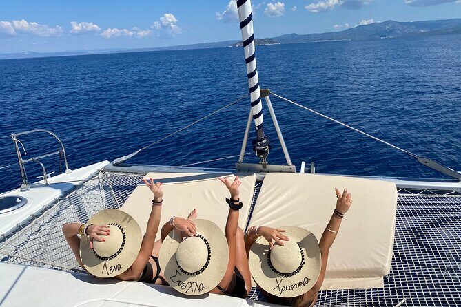 Full Day Santorini Catamaran Private Cruise with meal and transfer - FAQ