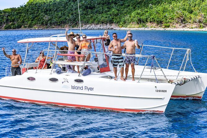 Full or Half Day Private Power Catamaran- USVI Beach and Snorkel - Key Points