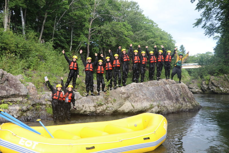 Furano Rafting Tour Same-day reservations OK ~ Free Tour photo data - A river trip with room for both thrills and family fun
