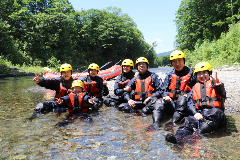Furano Rafting Tour Same-day reservations OK ~ Free Tour photo data - From briefing to the river and back