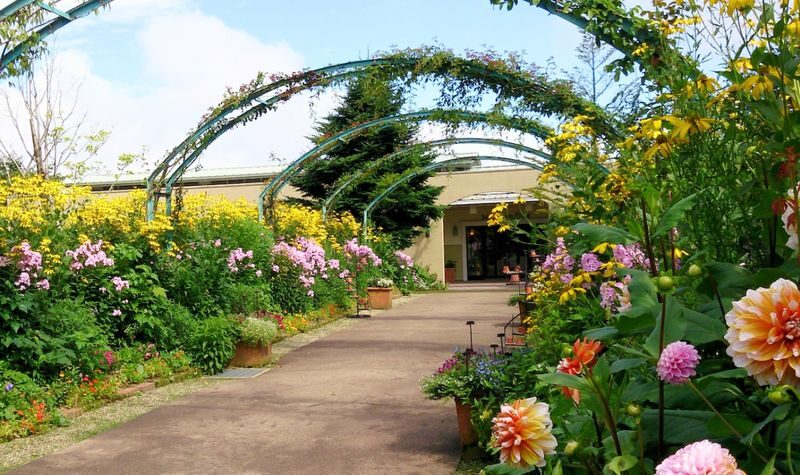 Garden Museum Hiei - From railway station to garden gate