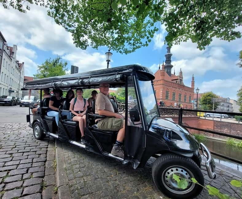 GDANSK City Tour by Golf Cart Live Guide & Sightseeing 90min - A Deep Dive into the Gdansk Golf Cart Tour