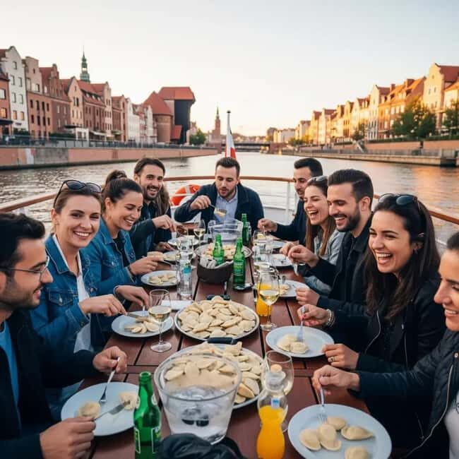Gdask: Motawa River Cruise with Pierogi Tasting - Key Points