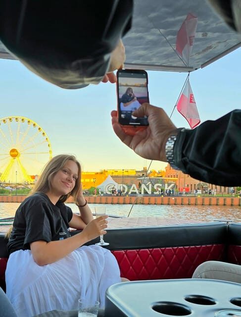 Gdask: Motawa River Eco Cruise at Sunset with Prosecco - Key Points