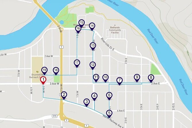 Ghosts of Drumheller: a Smartphone Audio Ghost Tour - Key Points