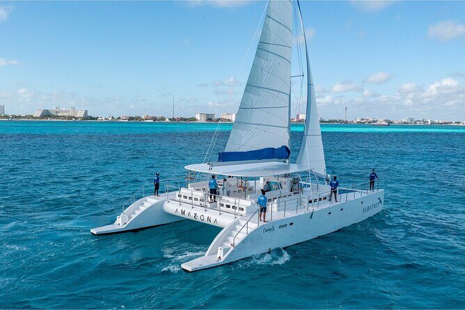 Giant Catamaran - Cancun to Isla Mujeres Playa Norte - Non Drowsy - The Sum Up
