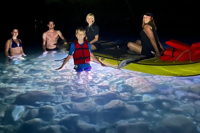 Giant Glow Paddleboarding the Downtown Skyline with Bats - Key Points