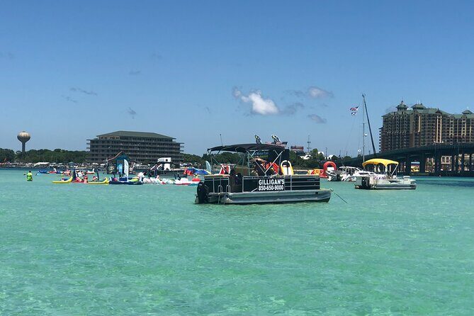 Gilligans 12 Passenger Pontoon Rental Departing Destin Harbor - Discovering Destin’s Waters with Gilligans 12 Passenger Pontoon Rental