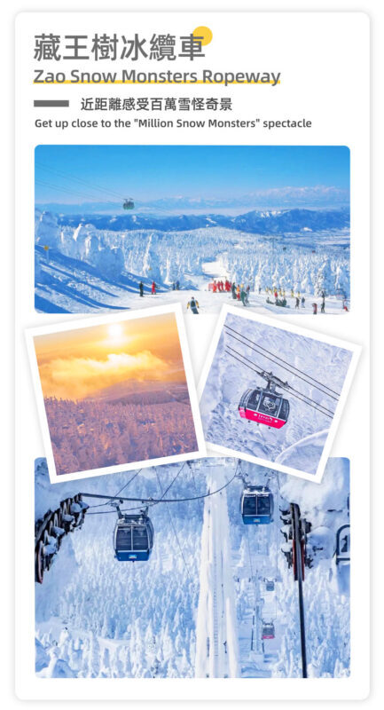 Ginzan Onsen & Zao Snow Monsters & Zao Fox Village 2-Day Tour - Fox Village or Shiroishi Castle