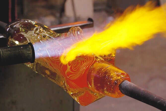 Glass Blowing Live Demo, Showroom visit and Artistic Glass gift! - A Closer Look at the Glass Blowing Demo and Murano Experience