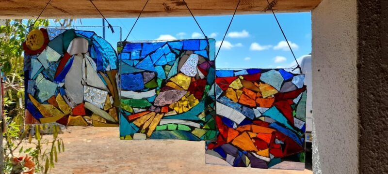 Glass on Glass Mosaic craft workshop near lagos - Experience a Creative Escape: Glass on Glass Mosaic Workshop Near Lagos