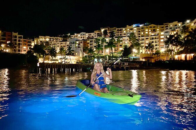 Glow Boats LED Night Kayak from Marriott Frenchman's Cove - Key Points