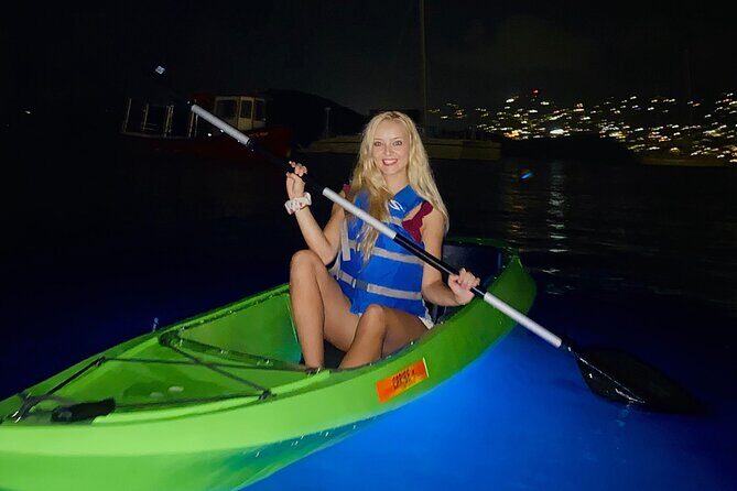Glow Boats LED Night Kayak, Marriott Frenchman's Cove Dock, USVI - The Experience in Detail