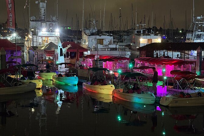 Glow Electric Boat night date experience in San Diego Bay - Key Points