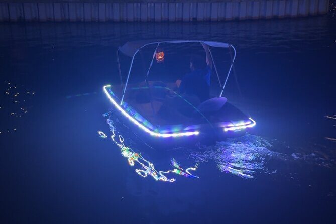 Glow In The Dark Pedal Boat Experience at Downtown OWA - A Detailed Look at the Glow-in-the-Dark Pedal Boat Experience