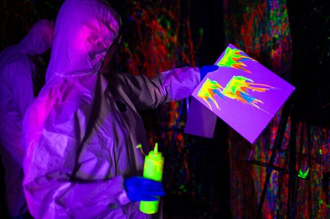 Glow in the Dark Splatter Paint Experience - Key Points