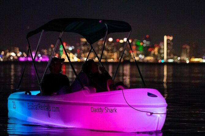 Glow Nightime Pedal Boat Rental in San Diego Bay - Who Will Love This?