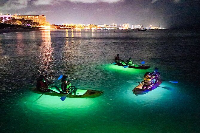 Glow Through the Night with LED Kayak Adventure in Aruba - The Authentic Magic of a Night on the Water
