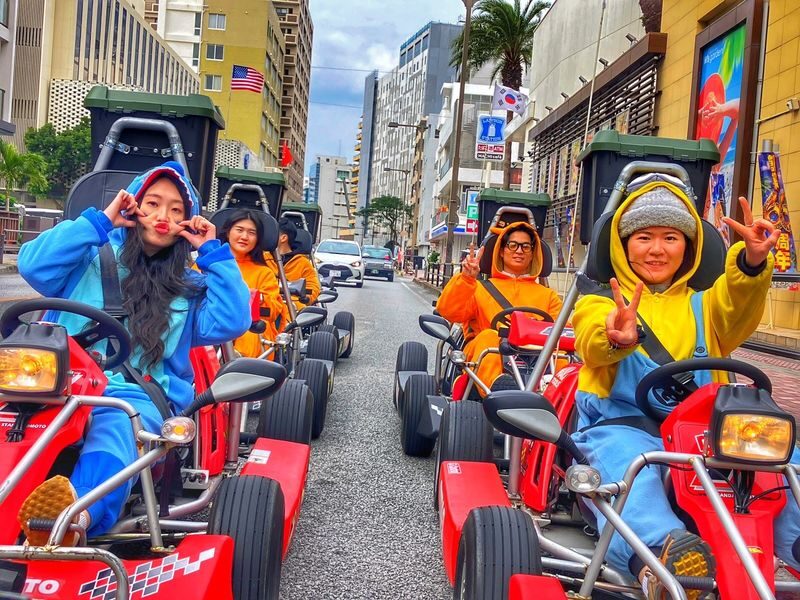 Go-kart Experience in Okinawa (by Gorilla Kart Okinawa) - Naha from a go-kart seat