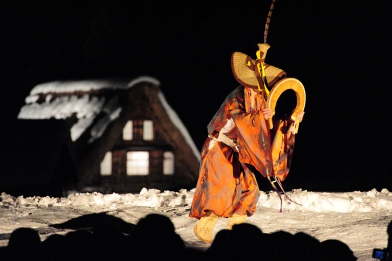 Gokayama Snow Light-Up, Bokka no Sato & Dinner Day Tour from Nagoya - Dinner brings warmth and a local-style meal