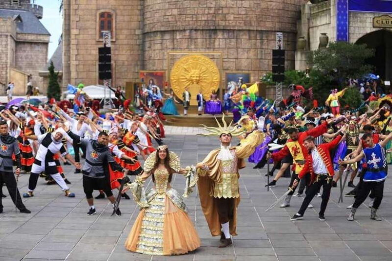 Golden Bridge-BaNa Hills by Private Car From Hoi An/Da Nang - Adrenaline and Leisure at Fantasy Park