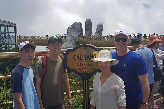 Golden Bridge-Dragon Bridge-Marble Moutain-Monkey Mountain fromHoi An or Da Nang - Key Points