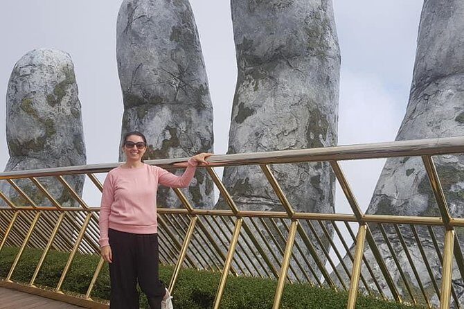 Golden Bridge -Marble Mountain-Hoi An City-Boat Ride-Night Market - Key Points