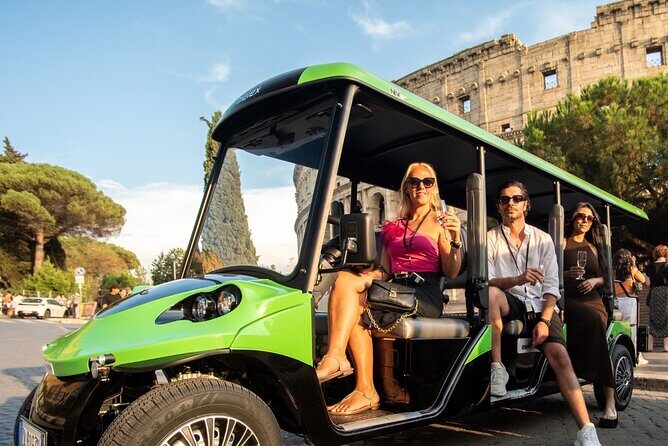Golf Cart Odyssey in Rome - Stop 1: The Colosseum