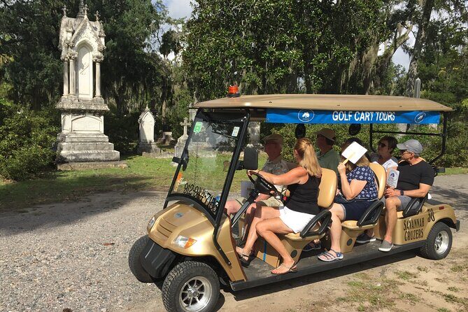 Golf Cart Tours of Bonaventure Cemetery Savannah Georgia - Key Points