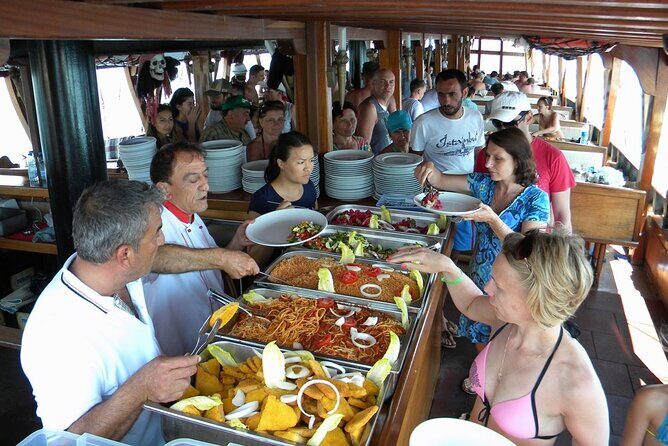 GONSTER : Luxury Pirate Boat Trip Lunch & Soft Drinks & Transfer - Frequently Asked Questions