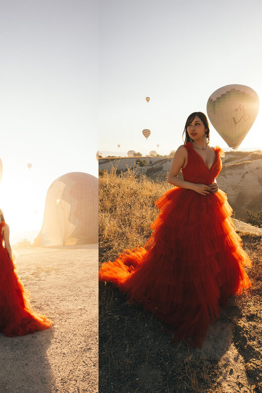 Göreme: Cappadocia Satin Flying Dress Rental - Göreme: Cappadocia Satin Flying Dress Rental — A Unique Photo Experience in Central Anatolia