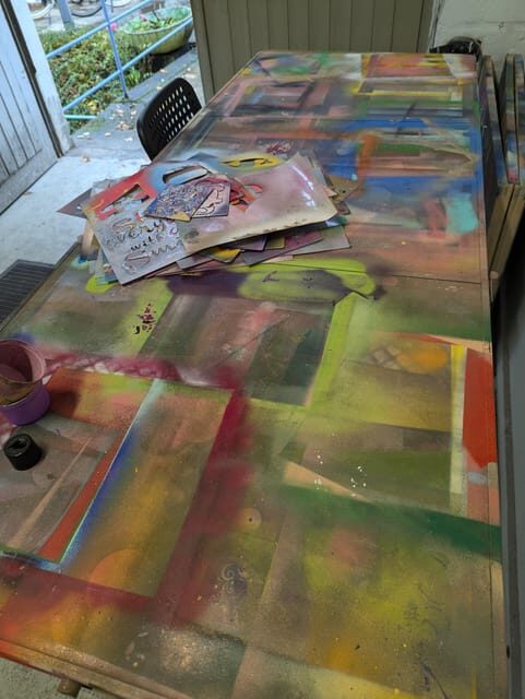 Graffiti workshop team event - The Artistic Process