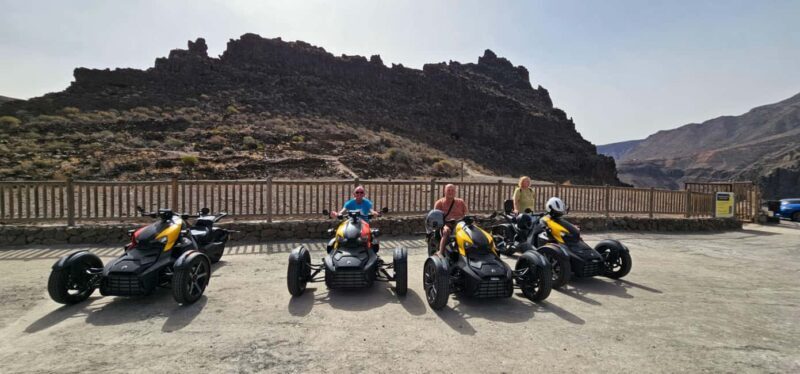 Gran Canaria: 3-WHEEL RYKER 2,5 HR TOUR -FREE PICKUP&DROPOFF - The Sum Up