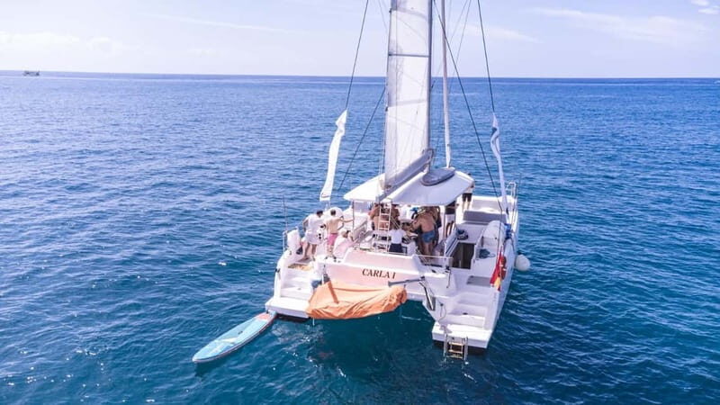 Gran Canaria: Catamaran tour with lunch along unspoiled beaches - Key Points