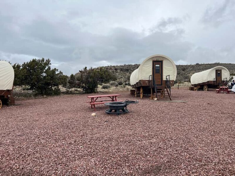 Grand Canyon Glamping Ranch Overnight w/Helicopter & Skywalk - Key Points