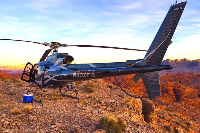 Grand Canyon Helicopter Flight with Sunset Valley of Fire Landing - A Detailed Look at the Experience