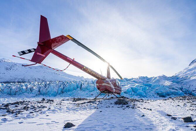 Grand Knik Helicopter Tour - 2 hours 3 landings - ANCHORAGE AREA - Discover the Majesty of Alaska from Above and on the Ice