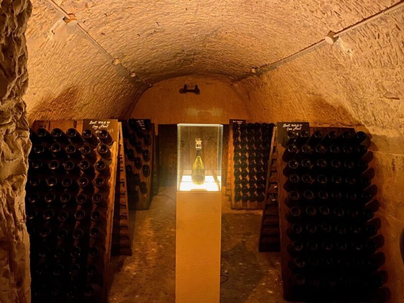 GRAND VINTAGE Taittinger Veuve Clicquot Cellars & Tastings - Key Points