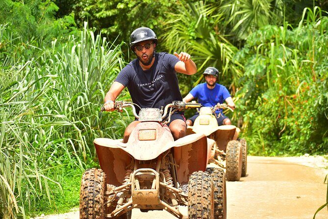 Great Adventure in middle of the Jungle. ATV experience, Ziplines and cenote - Key Points