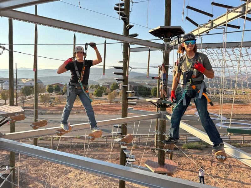 Greater Zion: Adventure Tower Ropes Course 2-Hour Pass - FAQ