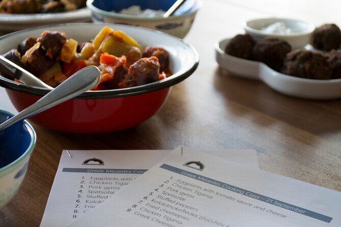 Greek Meze Cooking class and dinner with an Acropolis view - FAQ