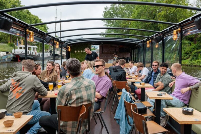 Groningen: Terrace Boat Experience with a Cozy Bar - What Previous Travelers Say